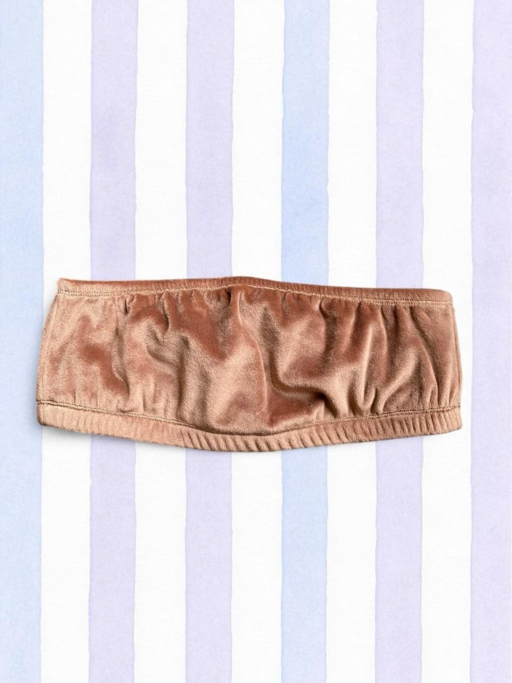 Skims Plush Velvet Bandeau NWT size large